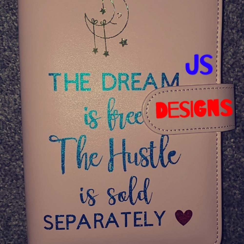 Blue magnetic cash / Budget binder Dream Hustle Saving